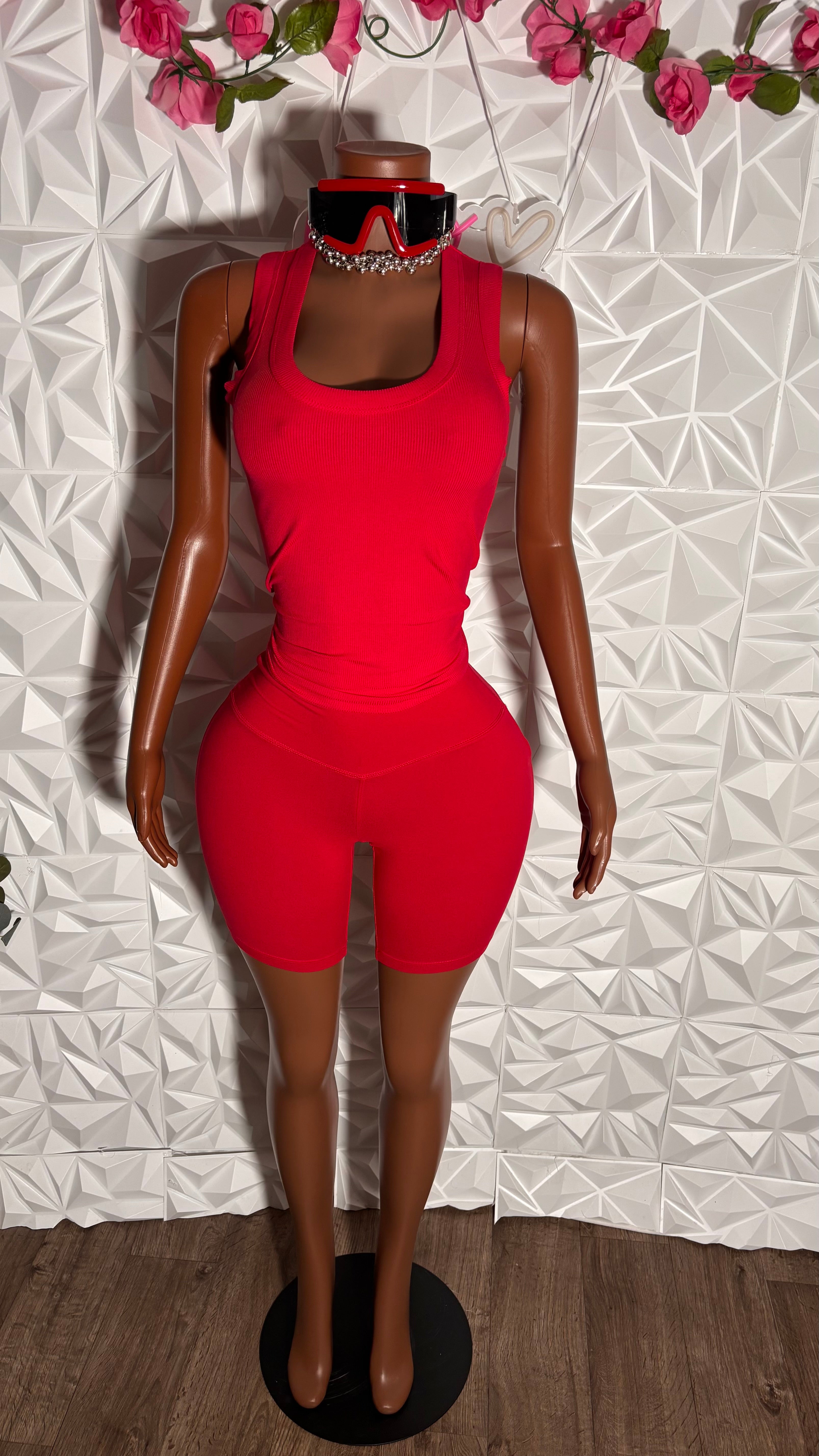 Tank biker set (Red)