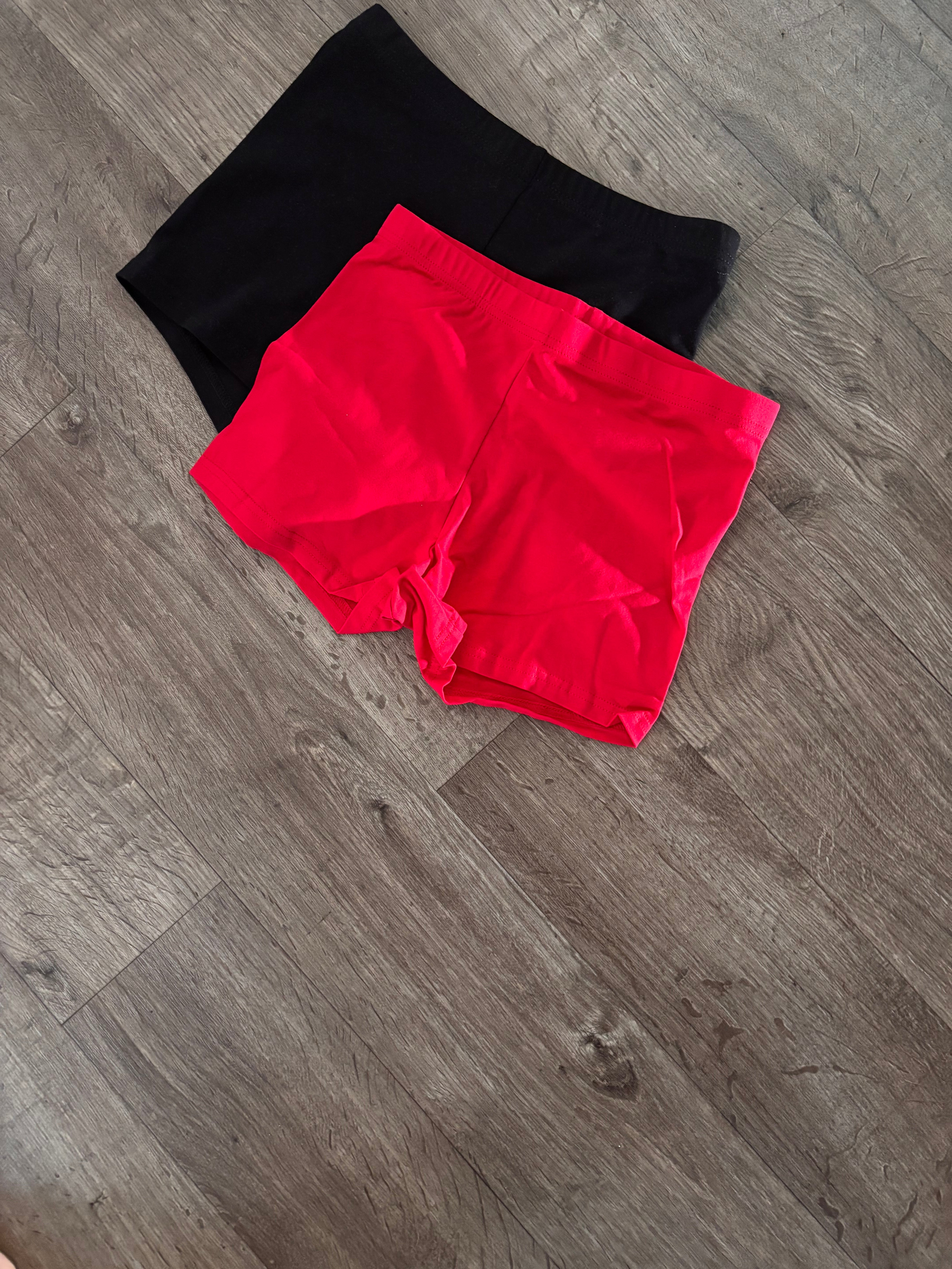 Biker shorts (these are shorter) -7 colors