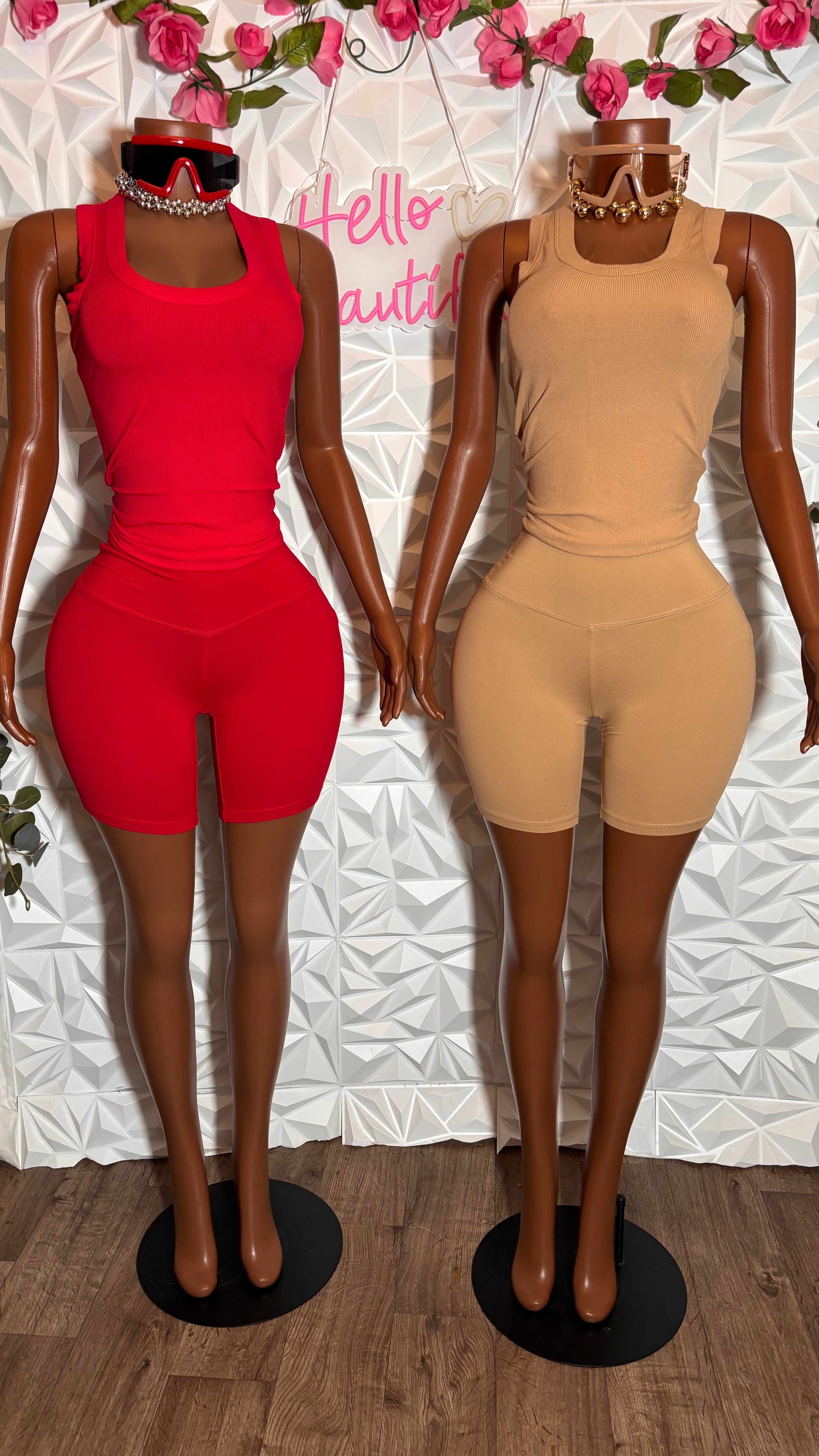 Tank biker set (Red)