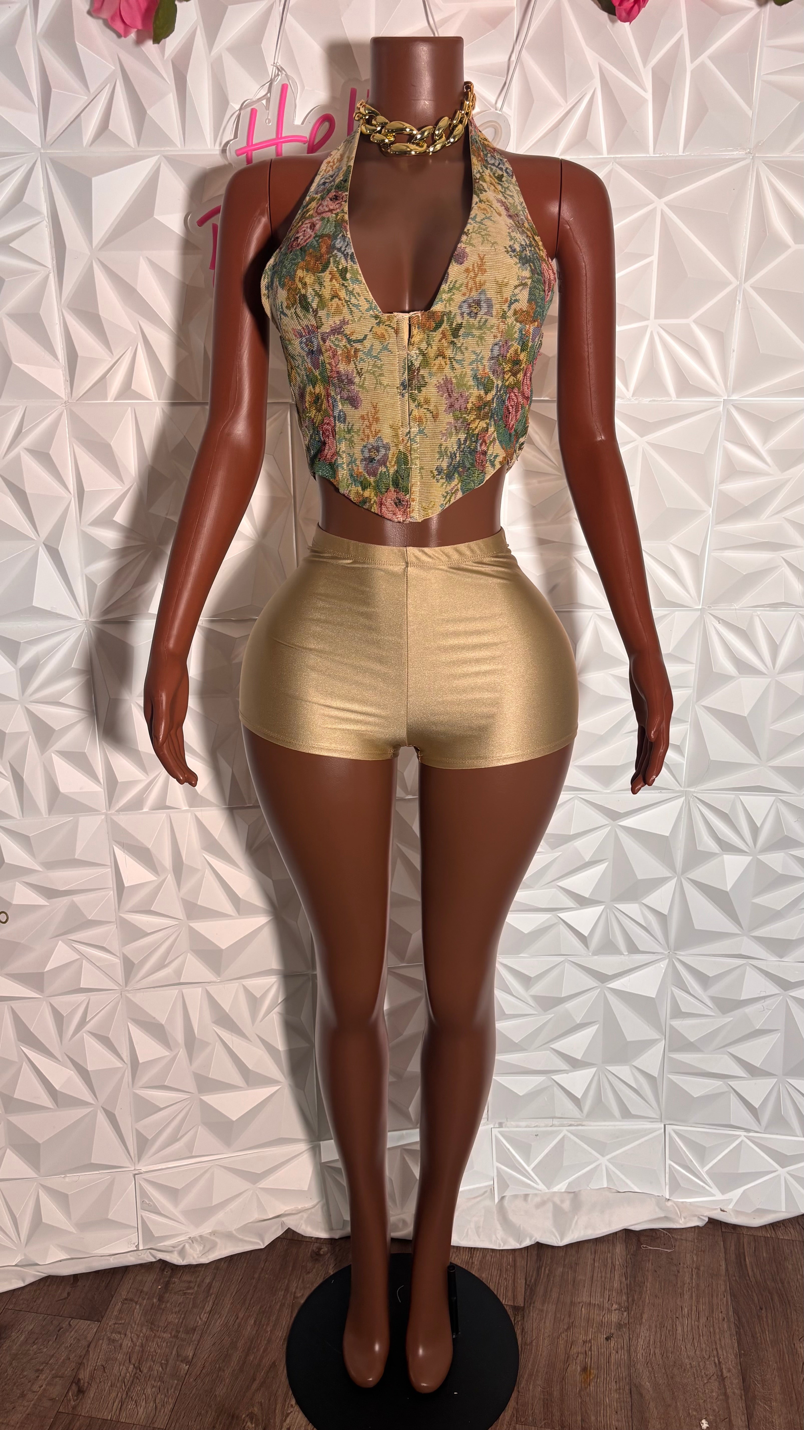 Flower corset