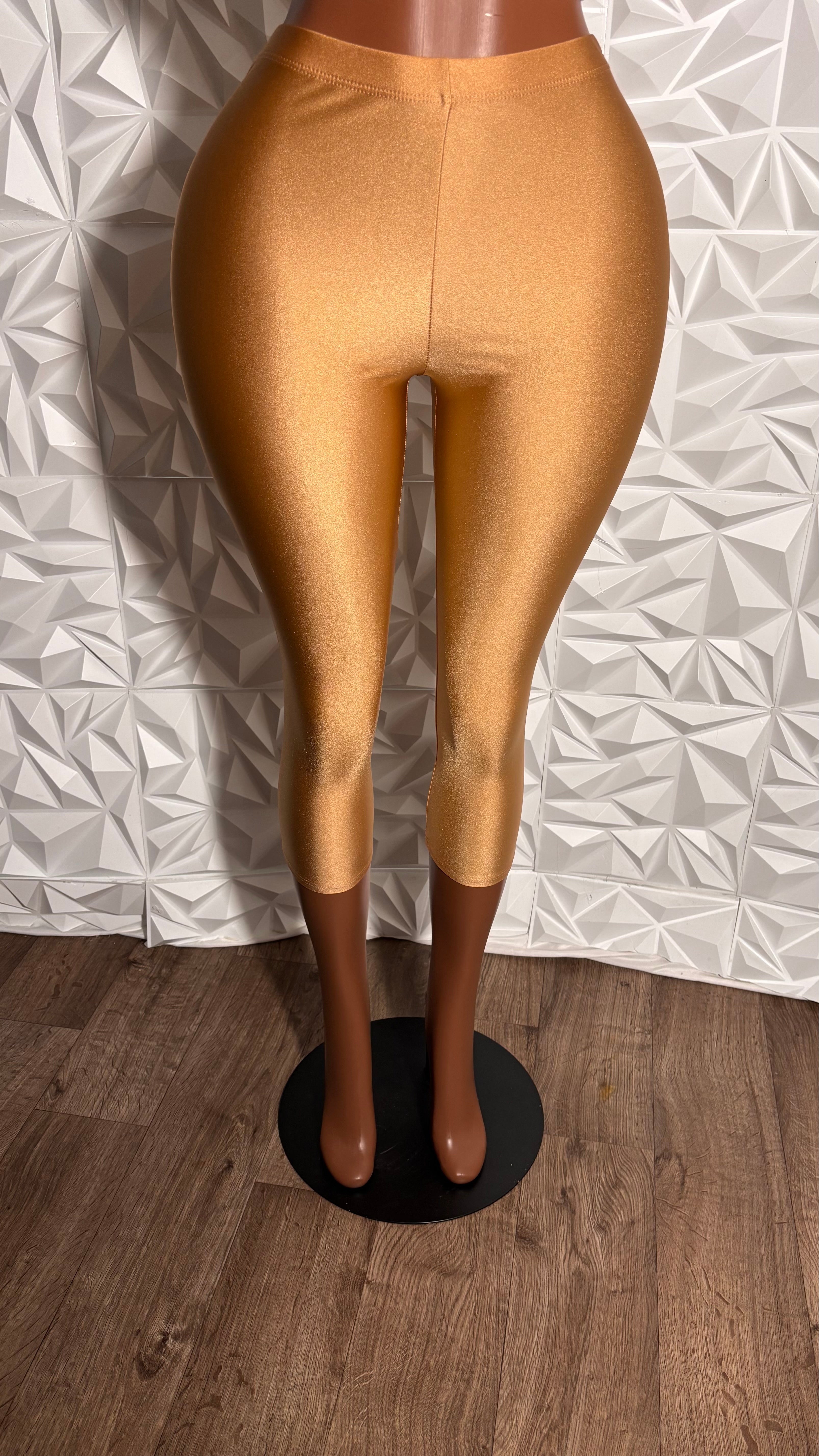 Shiny Capris (Gold)