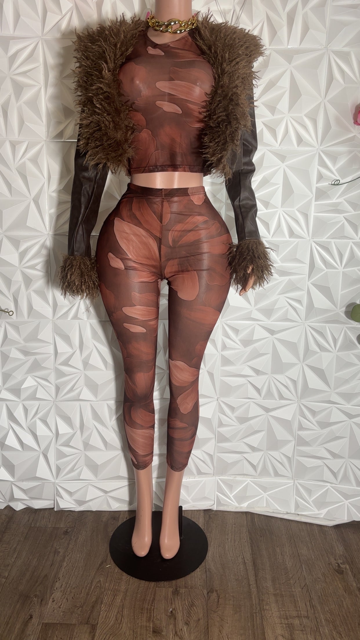 Mesh flower set