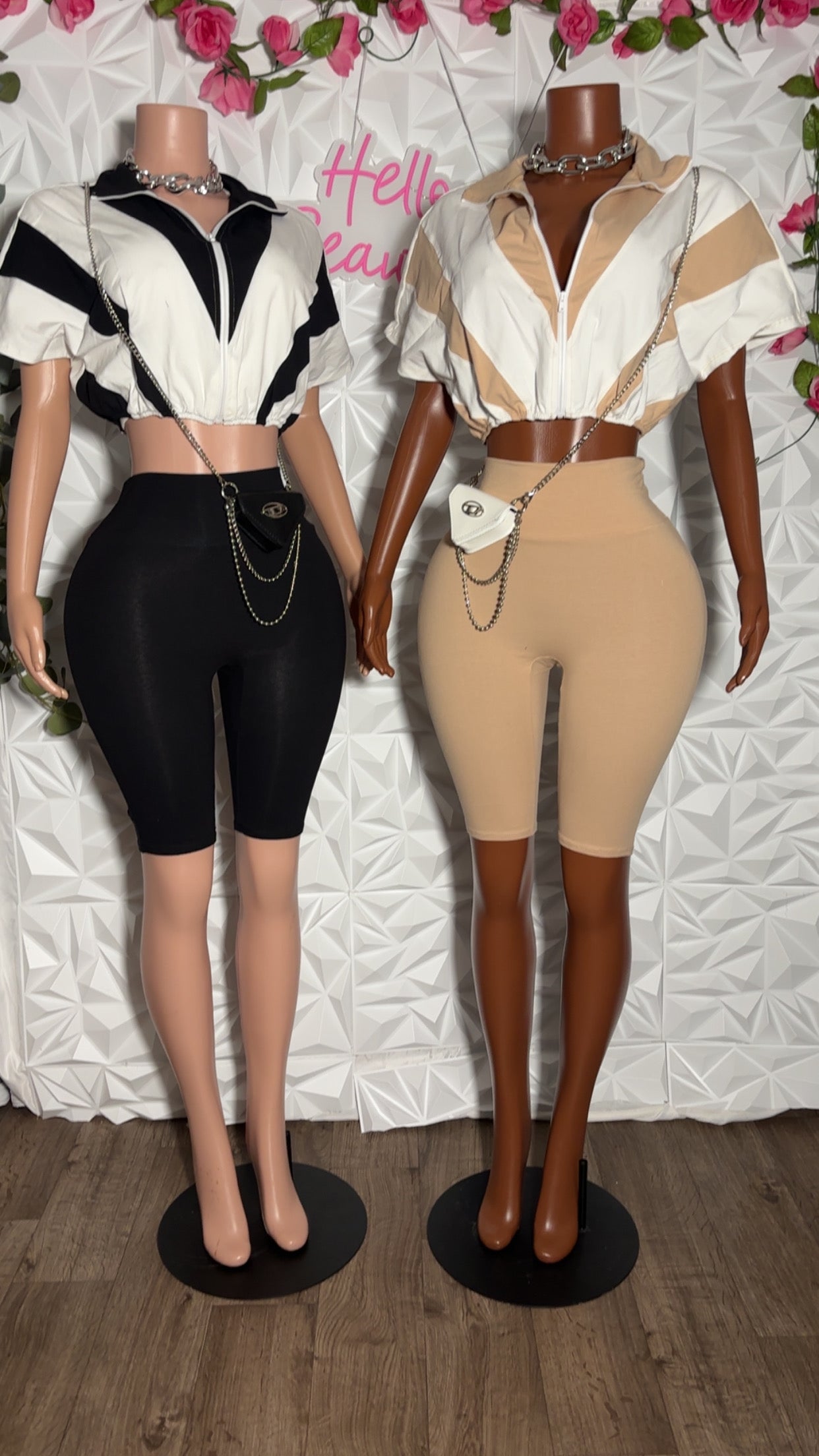 Breeze biker set (Khaki)