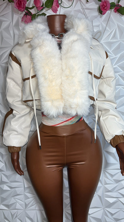 Aspen Luxe Fur-Trim Coat