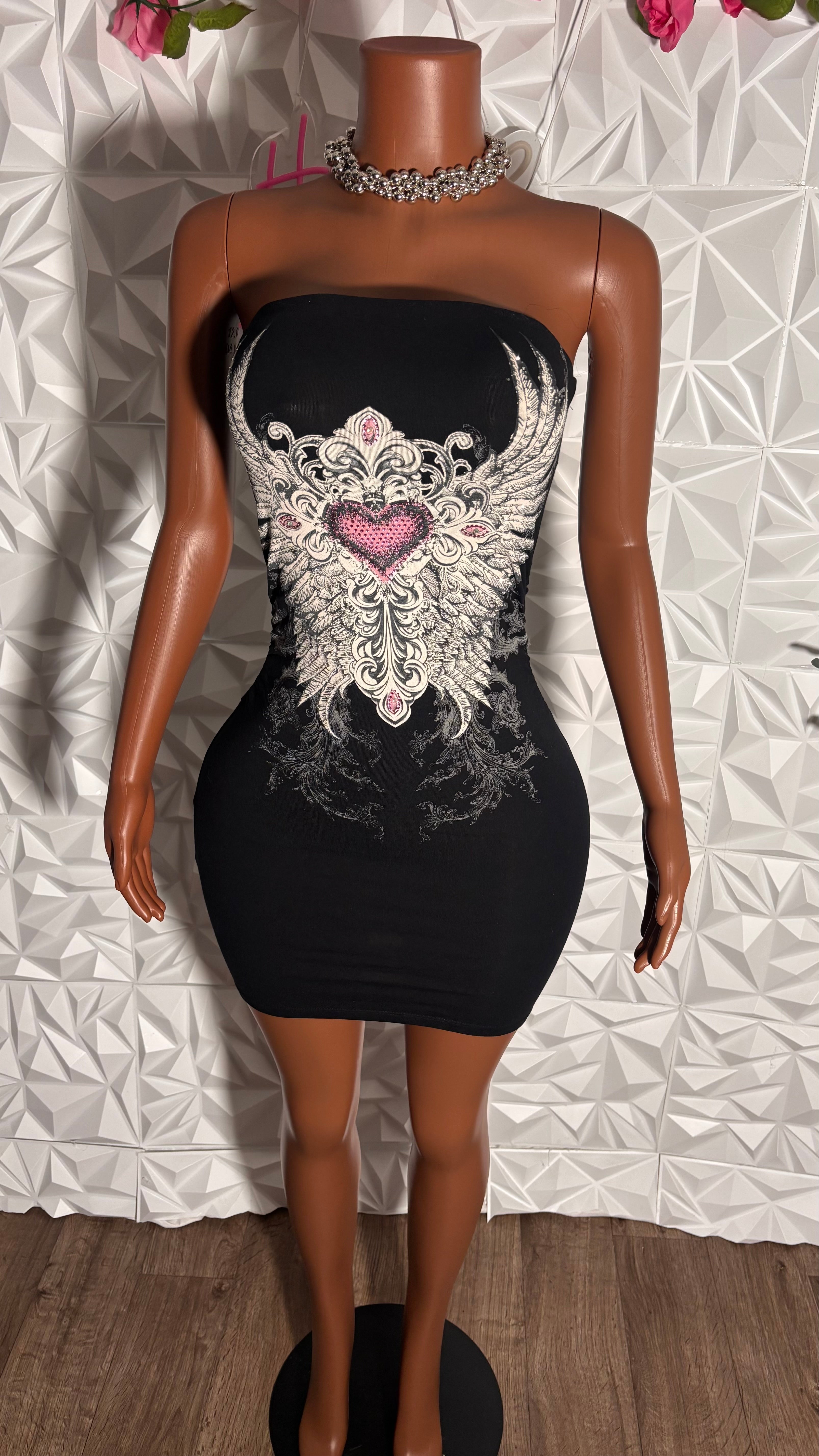 Tube dress (black)
