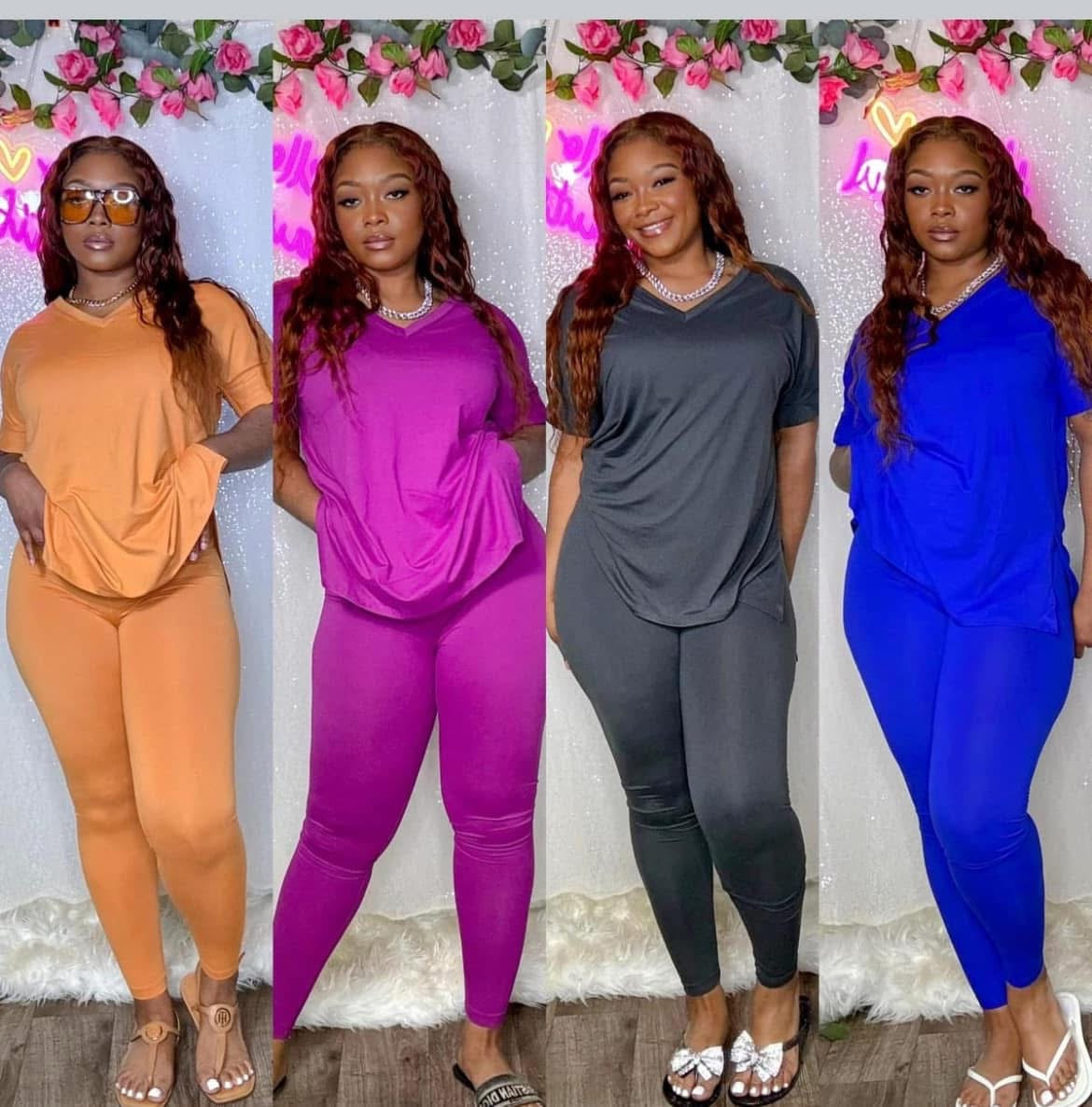 Oversized legging set (Brown)