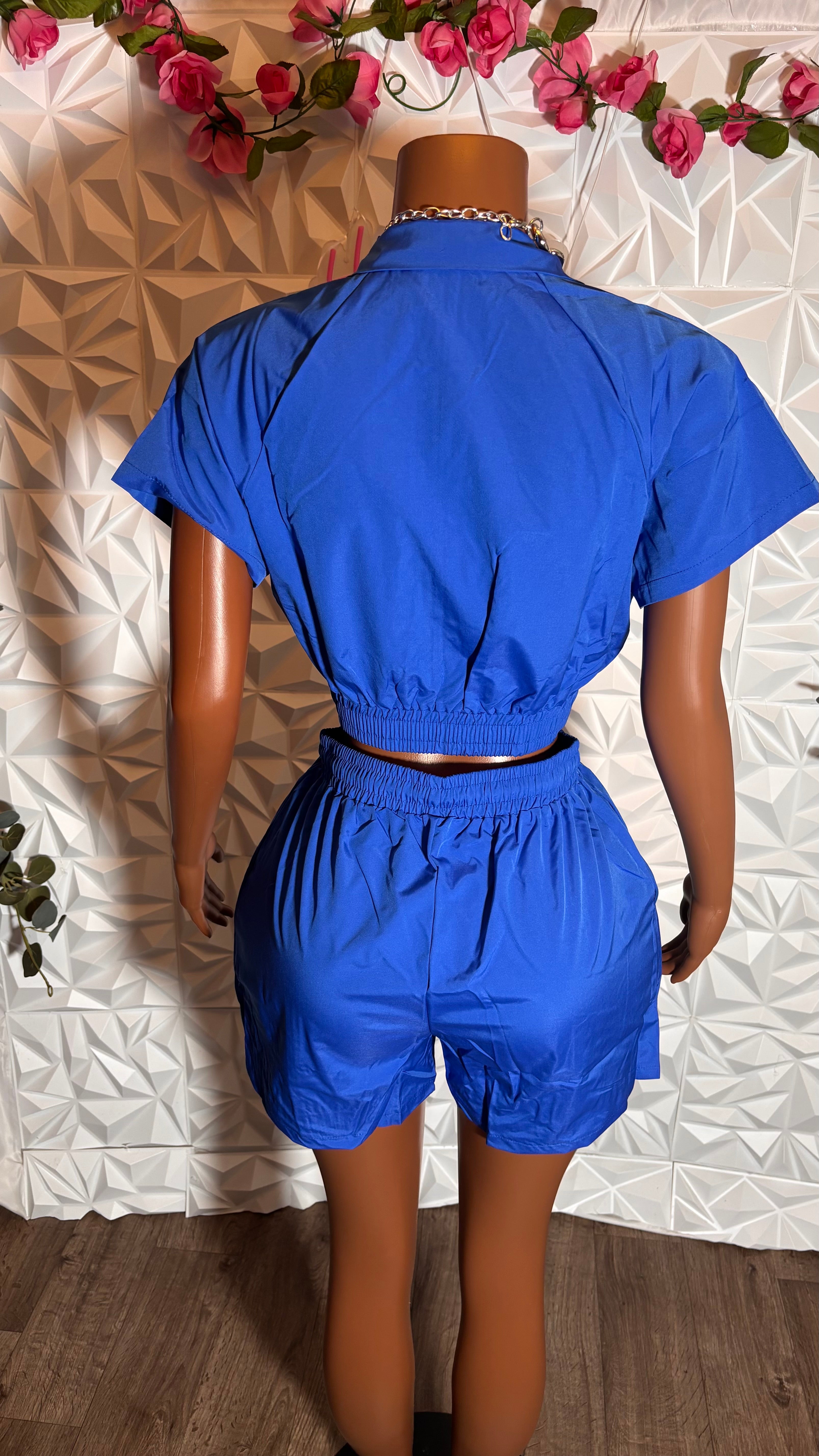 Windbreaker 2 piece set (Royal Blue)
