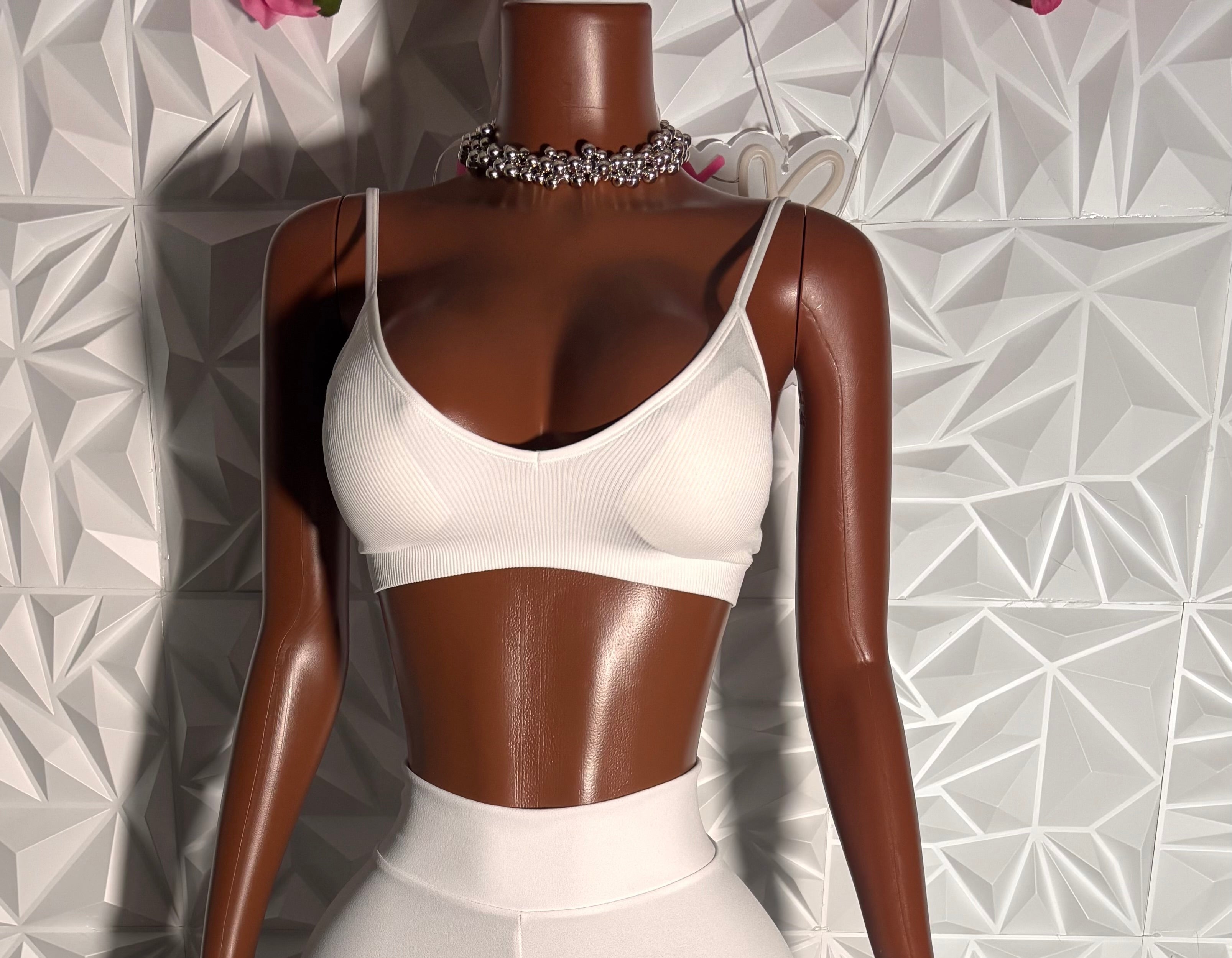 Ribbed bra top