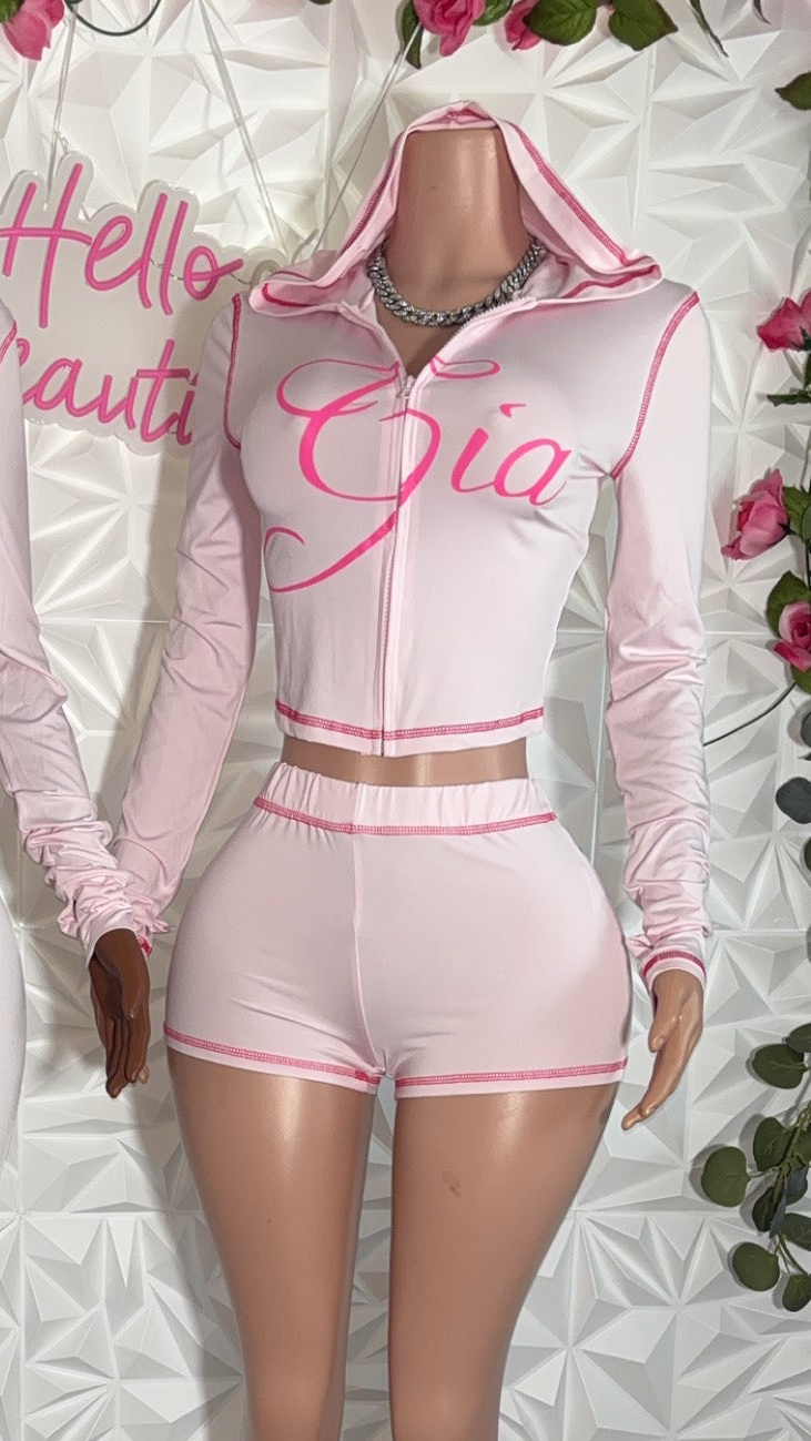 Gigi shorts set (Pink)