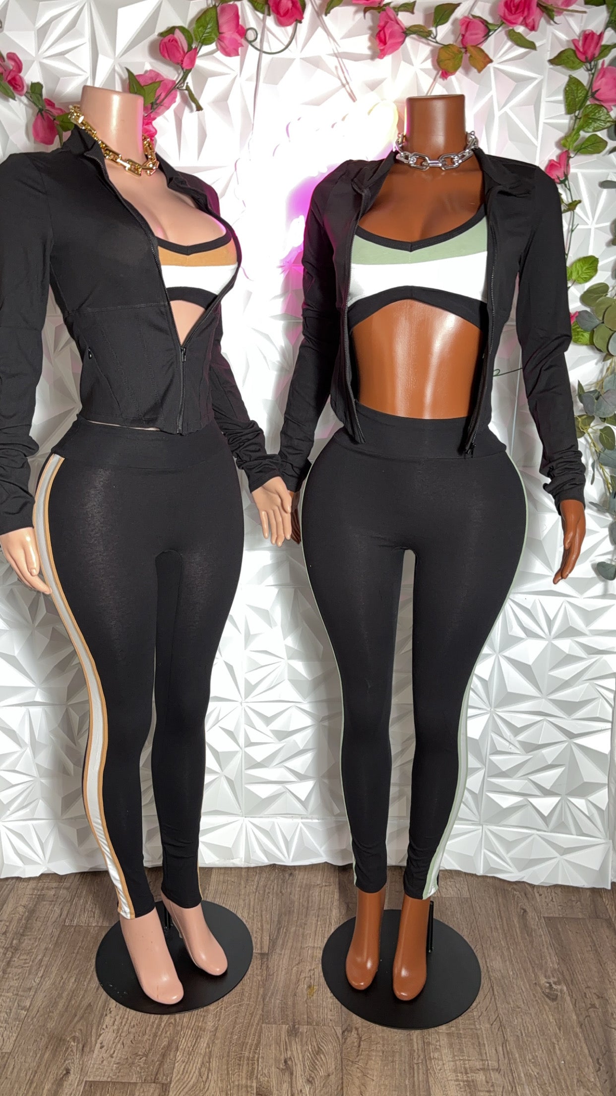 Three piece active set
