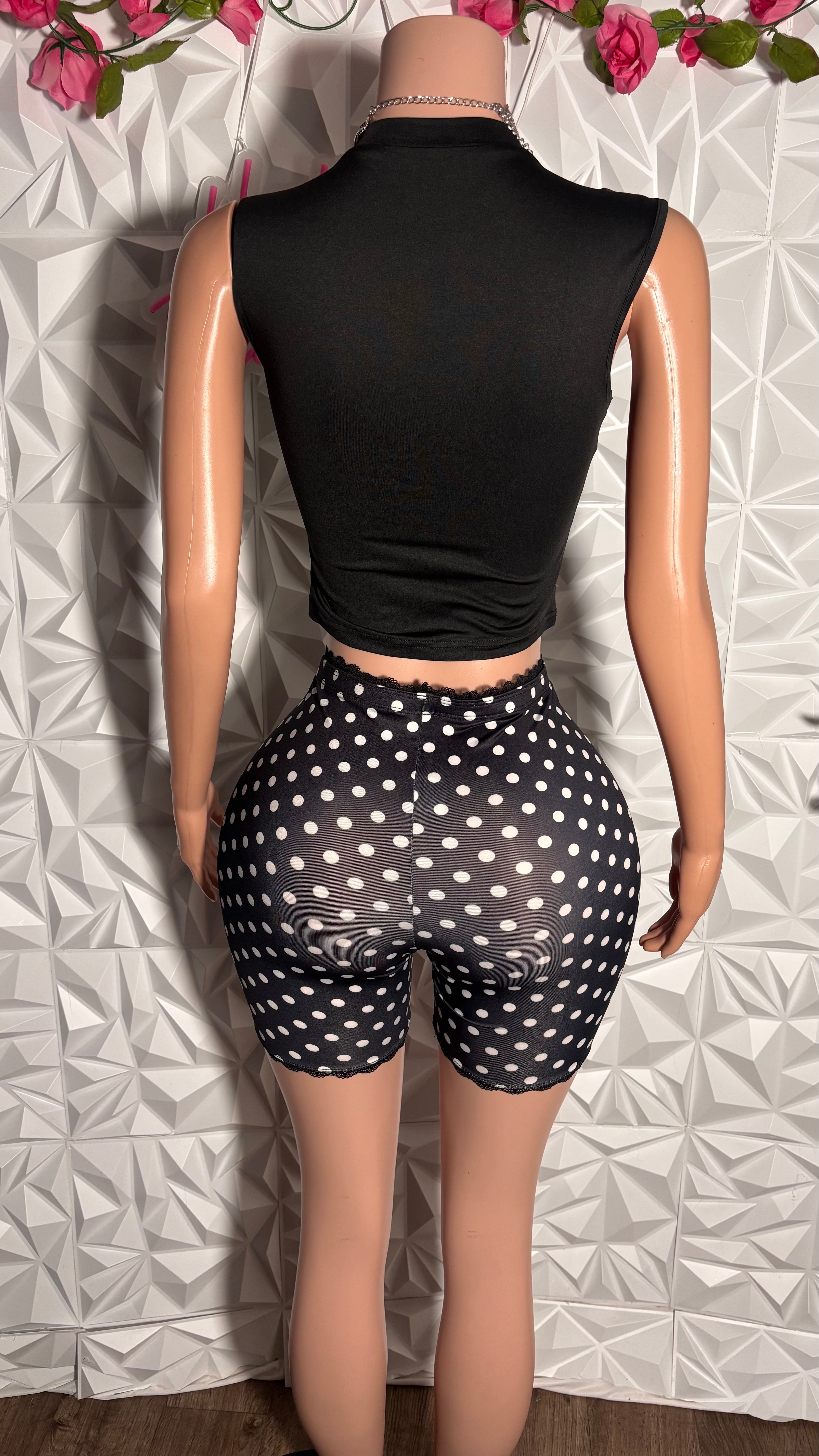 Adore polka dot set