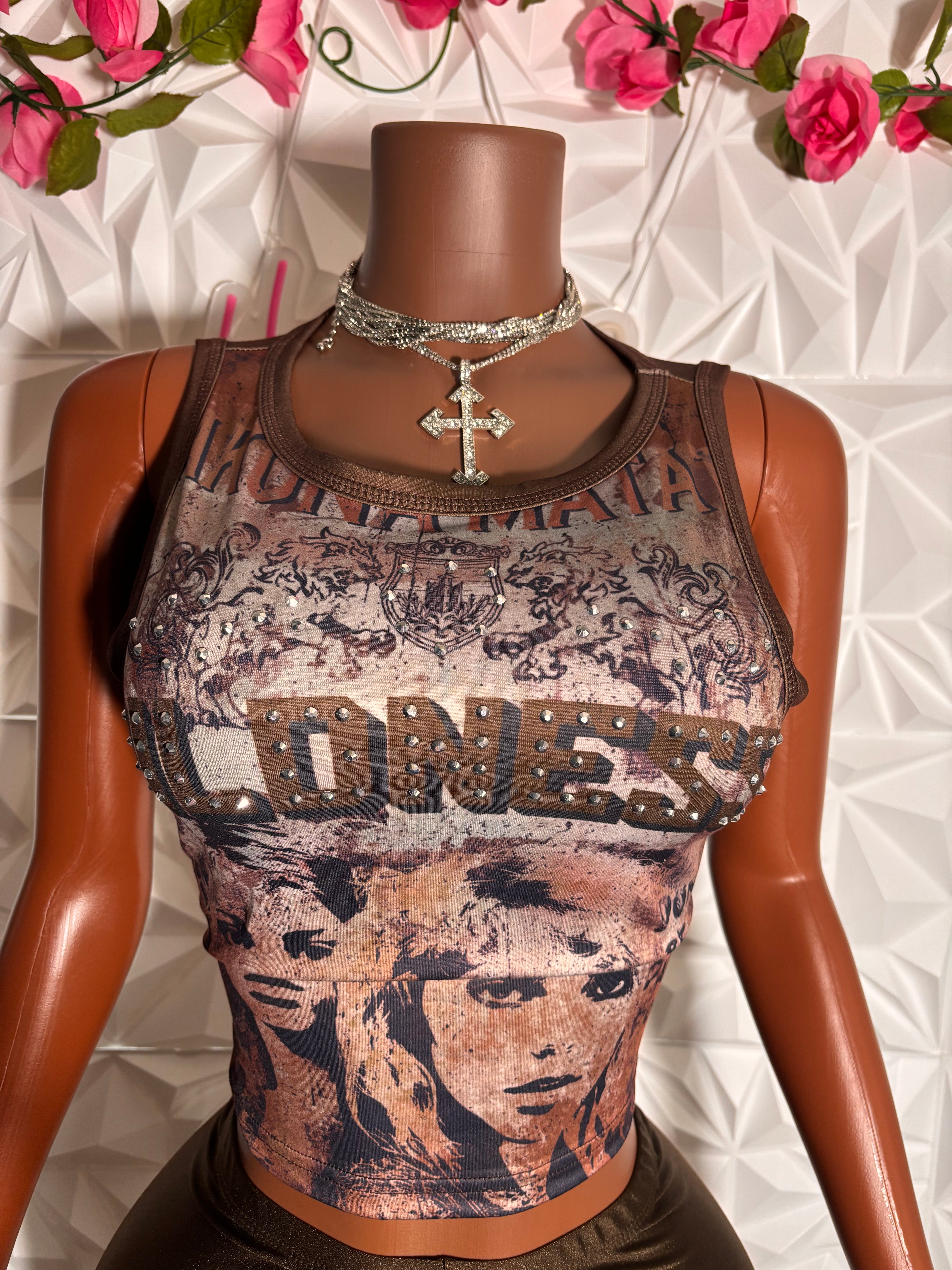 Wildness top (brown)